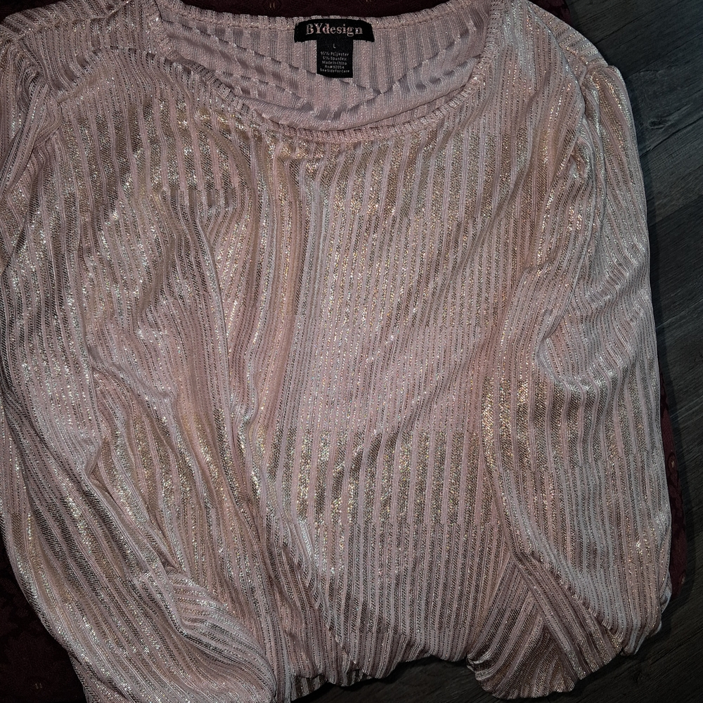 Pink Shimmer Women's Top